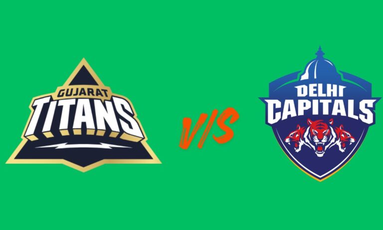 gujarat titans vs delhi capitals timeline