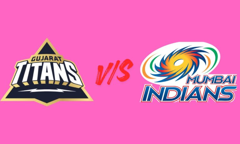 gujarat titans vs mumbai indians timeline