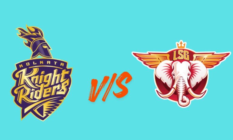 kolkata knight riders vs lucknow super giants timeline