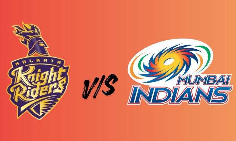 kolkata knight riders vs mumbai indians timeline