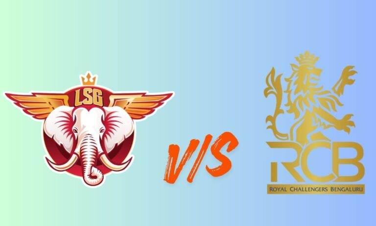 lucknow super giants vs royal challengers bengaluru timeline
