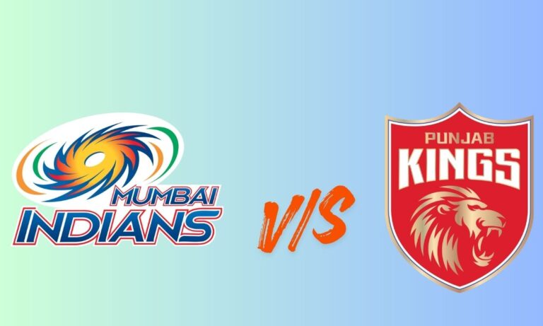 mumbai indians vs punjab kings timeline
