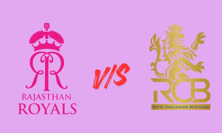 rajasthan royals vs royal challengers bengaluru timeline