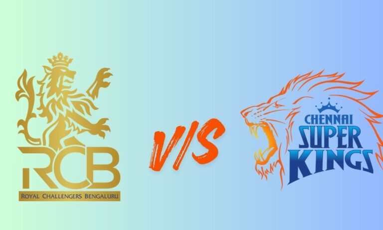 royal challengers bengaluru vs chennai super kings timeline