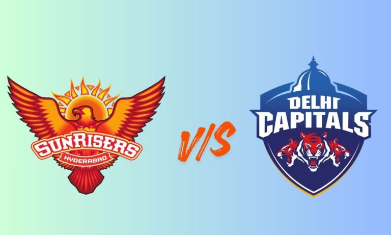 sunrisers hyderabad vs delhi capitals timeline