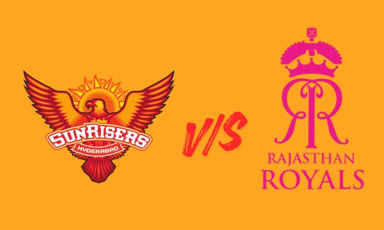 sunrisers hyderabad vs rajasthan royals timeline