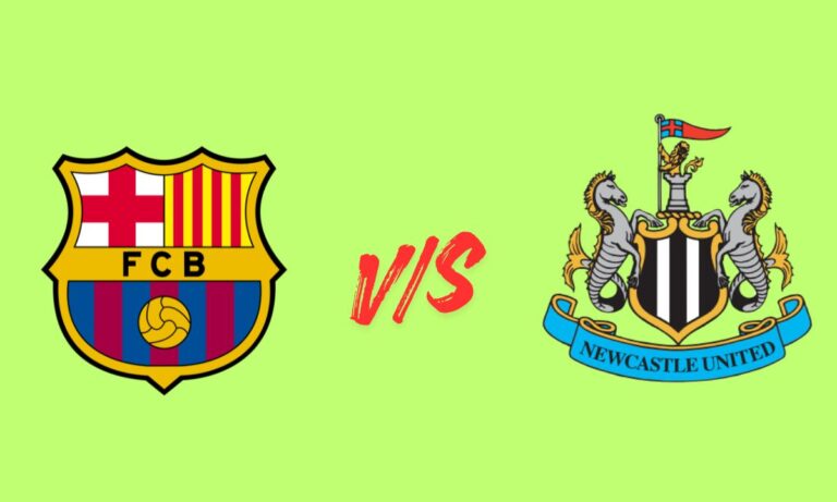 fc barcelona vs newcastle united f.c. timeline