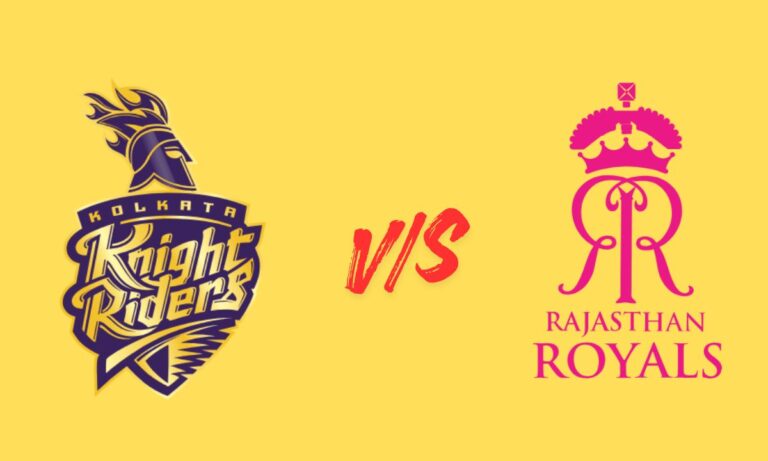 kolkata knight riders vs rajasthan royals timeline