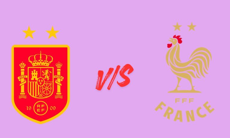 spain national football team vs france national football team timeline